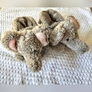 🐘Faded Glory Size Medium 3-4 Toddler Elephant Slippers